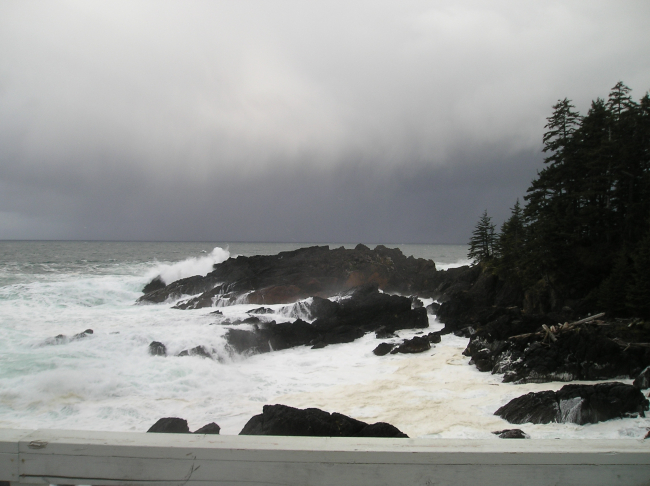 Storm surf at Cape Decision