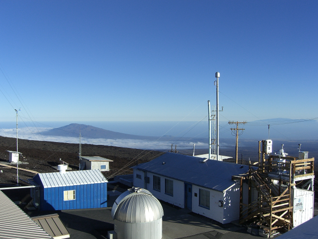 Mornings at the Mauna Loa Observatory are usually cloud free