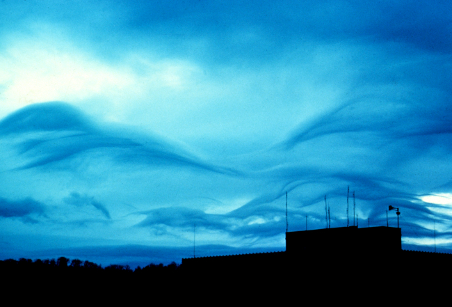 Wave clouds in the vicinity of Asheville, North Carolina