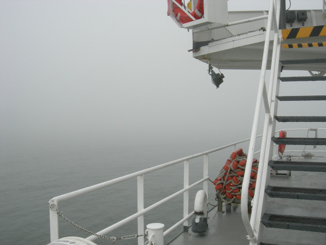 Fog on Chesapeake Bay