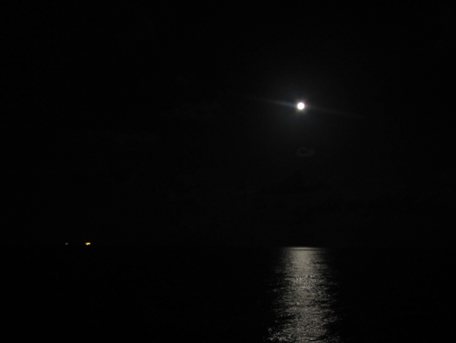 Moonshine over the Gulf of Mexico