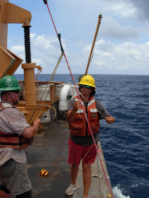 TAO buoy operations off the NOAA Ship Ka'imimoana