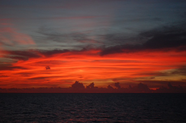 Sunset in the Gulf of Mexico