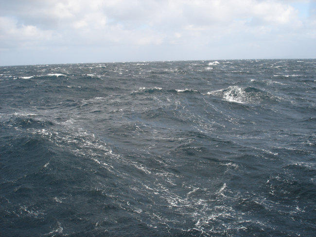 Typical day at sea in the Bering Sea