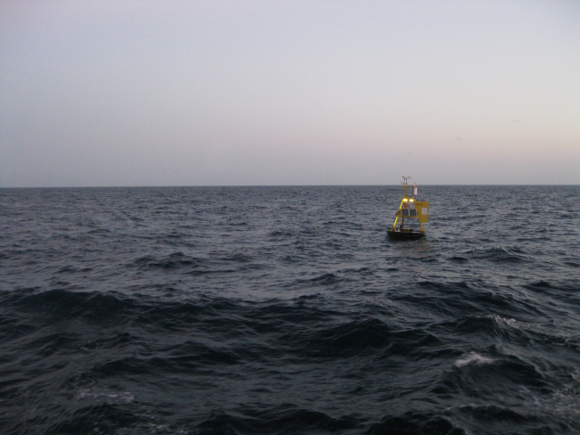 Weather buoy 42020 sixty miles southeast of Corpus Christi