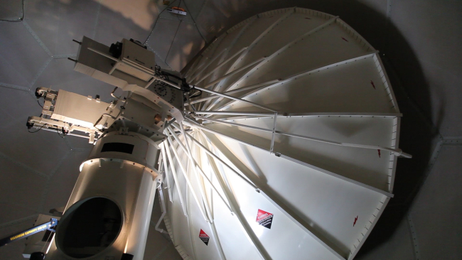 Interior of WSR-88D doppler radar tower