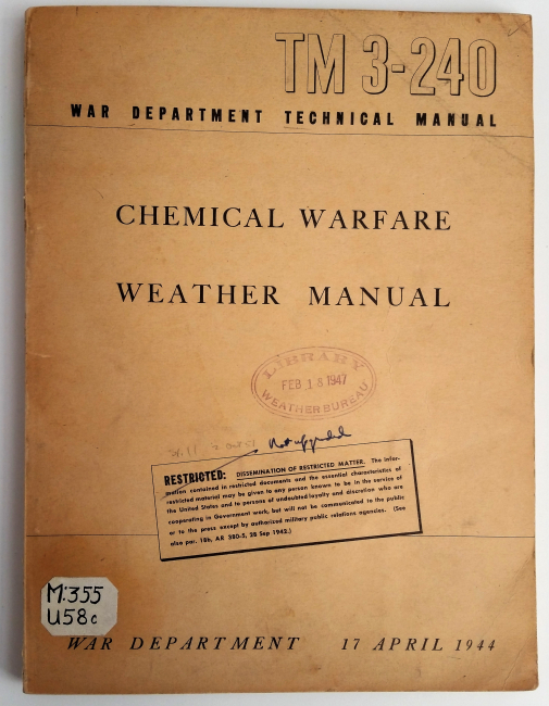 World War II Chemical Warfare Weather Manual