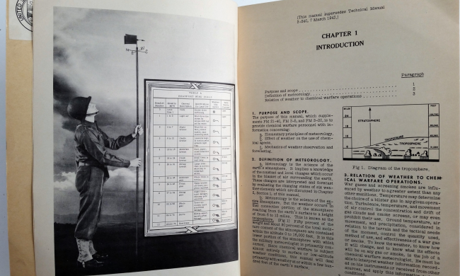 Chapter I of World War II Chemical Warfare Weather Manual