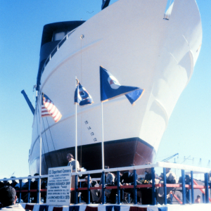 Launching ceremony for the NOAA Ship CHAPMAN