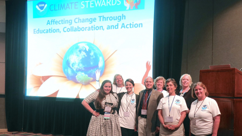 NOAA Climate Stewards (now NOAA Planet Stewards) presented a workshop at the National Science Teachers Association conference. 