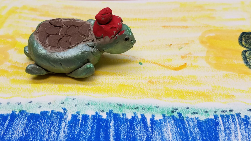 Lily T., Grade 3, is a winner of the 2019 Marine Endangered Species Art Contest. Winning artwork goes on display in the Greater Atlantic Regional Fisheries Office in Gloucester, Massachusetts, and is featured in a calendar.