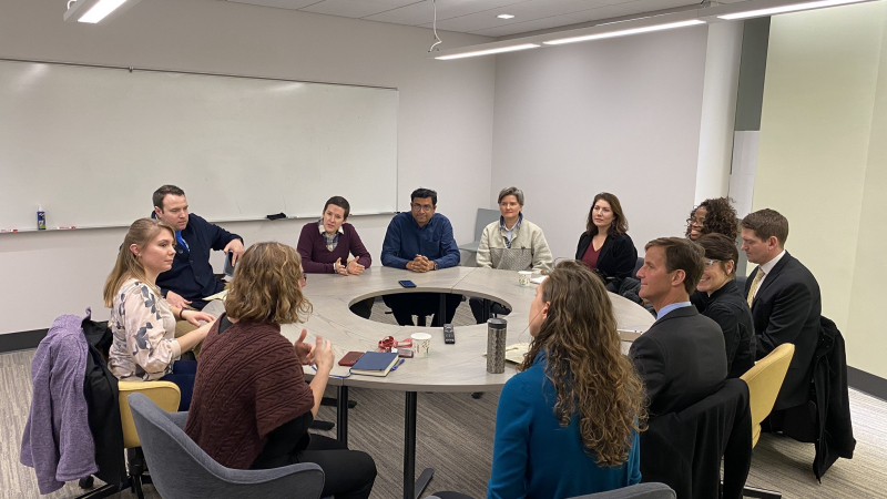 In February 2020, Jennifer Saari and a group of NOAA representatives including RDML Timothy Gallaudet, the Deputy NOAA Administrator, toured Gallaudet University in Washington, D.C. Together, they discussed emergency preparedness for the Deaf and hard of hearing community.